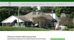 Desktop Screenshot of harborhillscountryclub.com